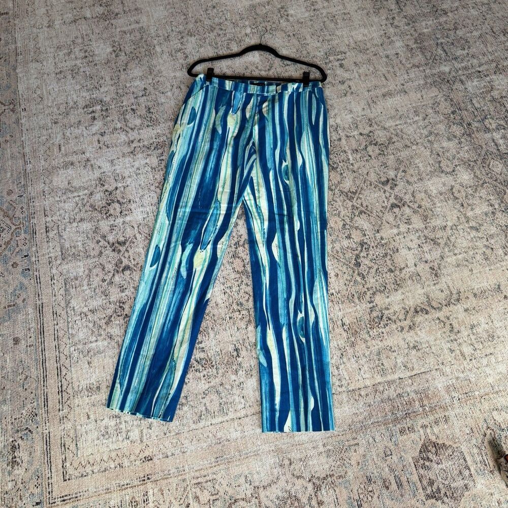 Gucci Archive S/S 96 Gucci by Tom Ford Watercolor Trousers Women’s Sz 44 Pant - Picture 4 of 14